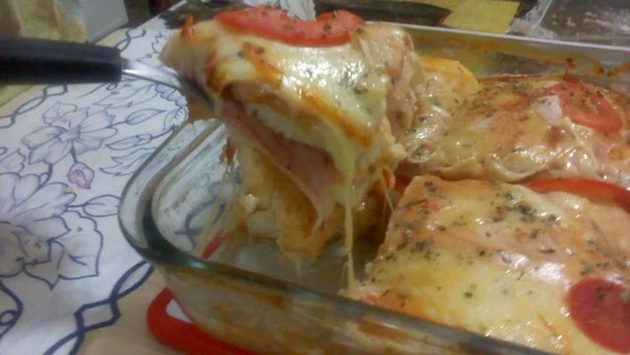 BAURU DE FORNO COM PÃO DE FORMA