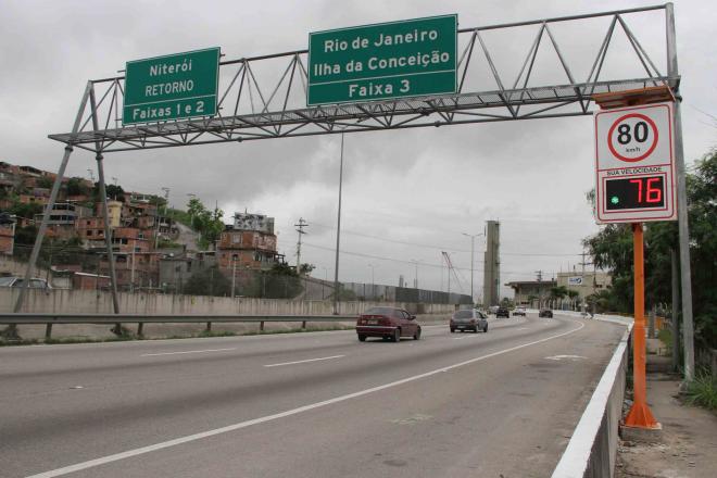 Avenida do Contorno ganha nova placa regulamentadora de velocidade